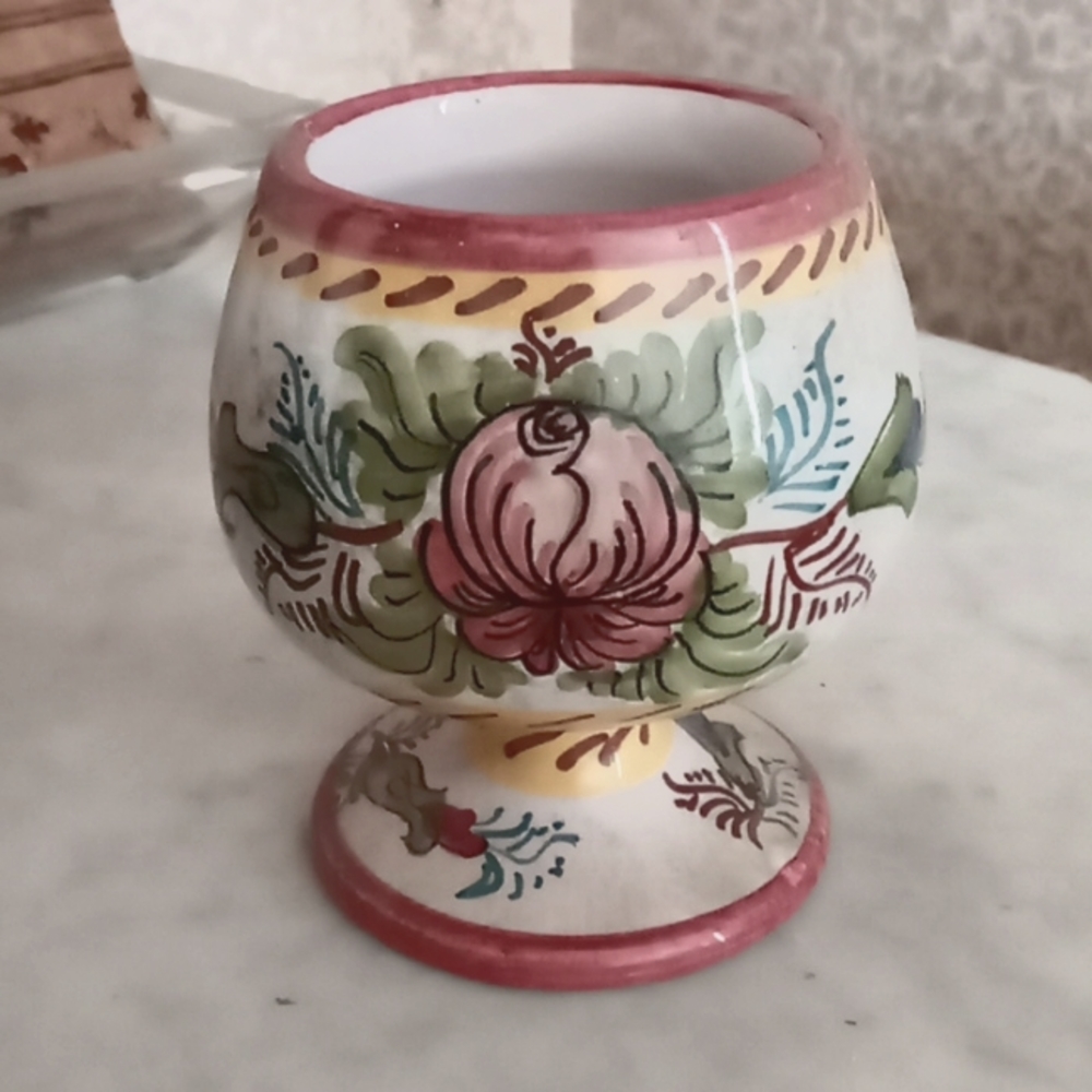 Italian Pottery Glass